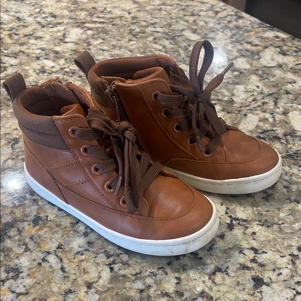 Cat & Jack Brown High-Top Sneakers for Kids
